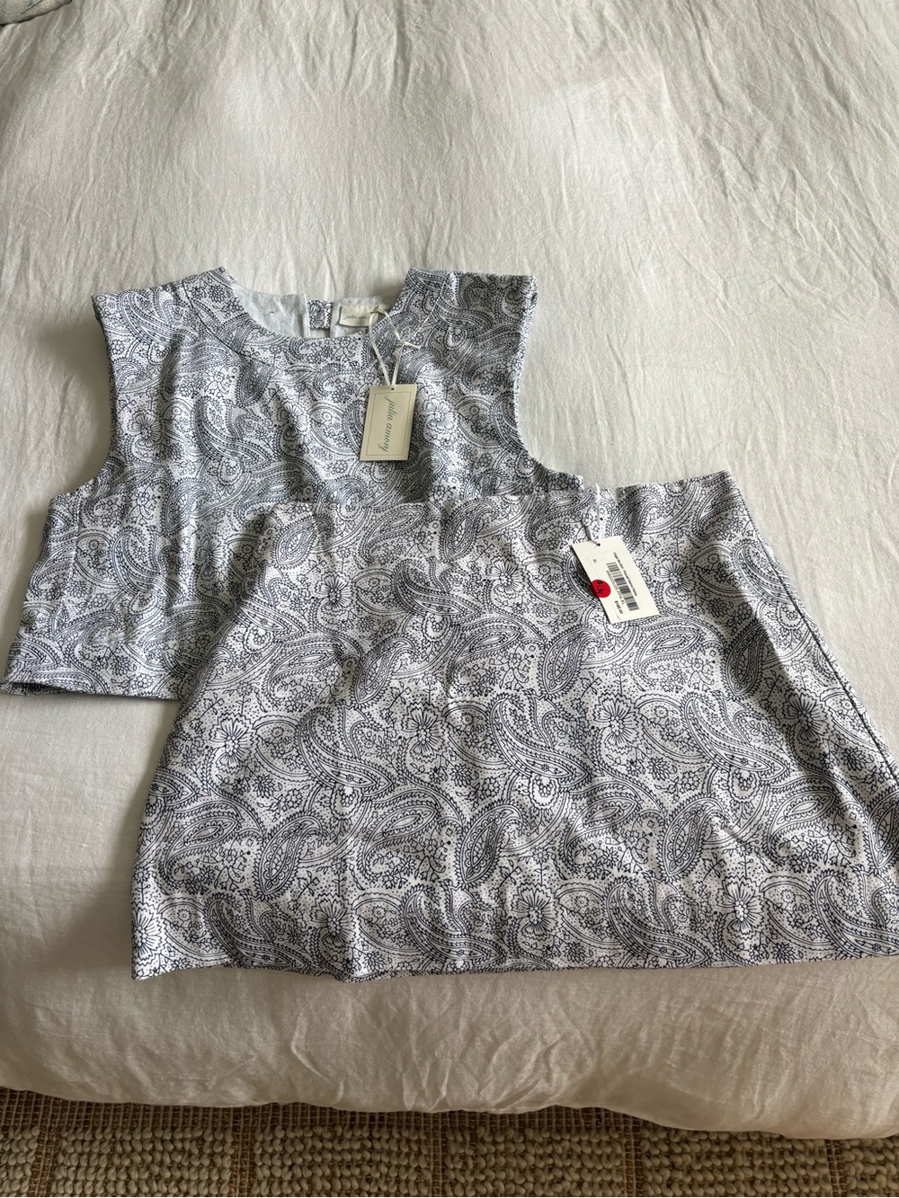 Julia Amory Peacoat Palemo Paisley Set